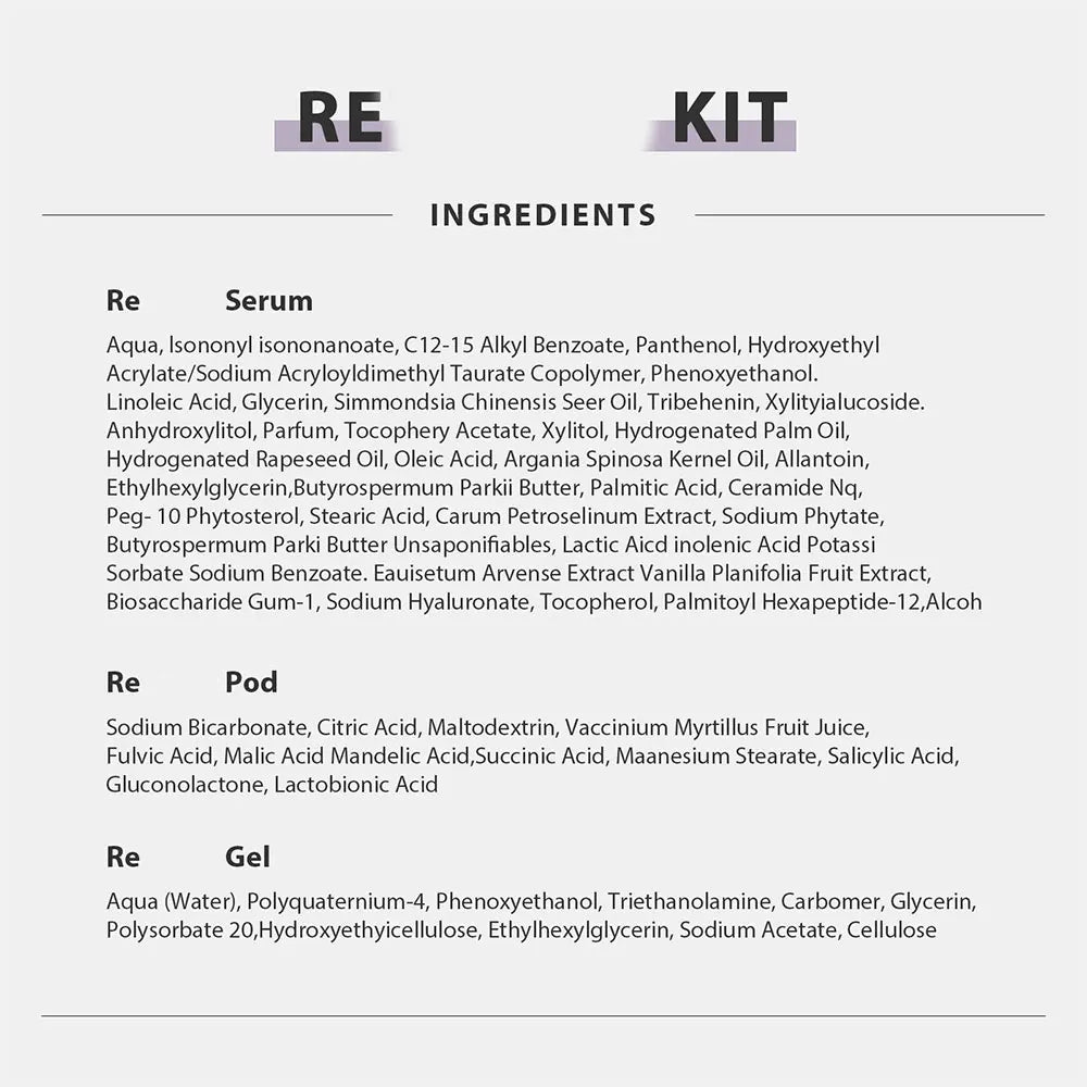 Facial SPA CO2 Bubble Oxygen Beauty Machine CO2 Pods Serum Gel Skin Care Hydration CO2 Oxygen Pods Exfoliator Kits