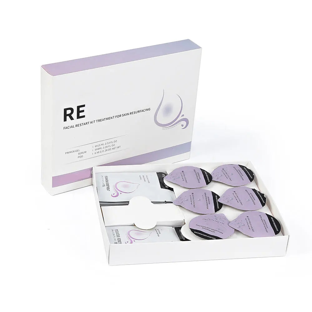 Facial SPA CO2 Bubble Oxygen Beauty Machine CO2 Pods Serum Gel Skin Care Hydration CO2 Oxygen Pods Exfoliator Kits