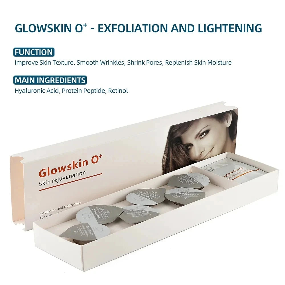 Facial SPA CO2 Bubble Oxygen Beauty Machine CO2 Pods Serum Gel Skin Care Hydration CO2 Oxygen Pods Exfoliator Kits