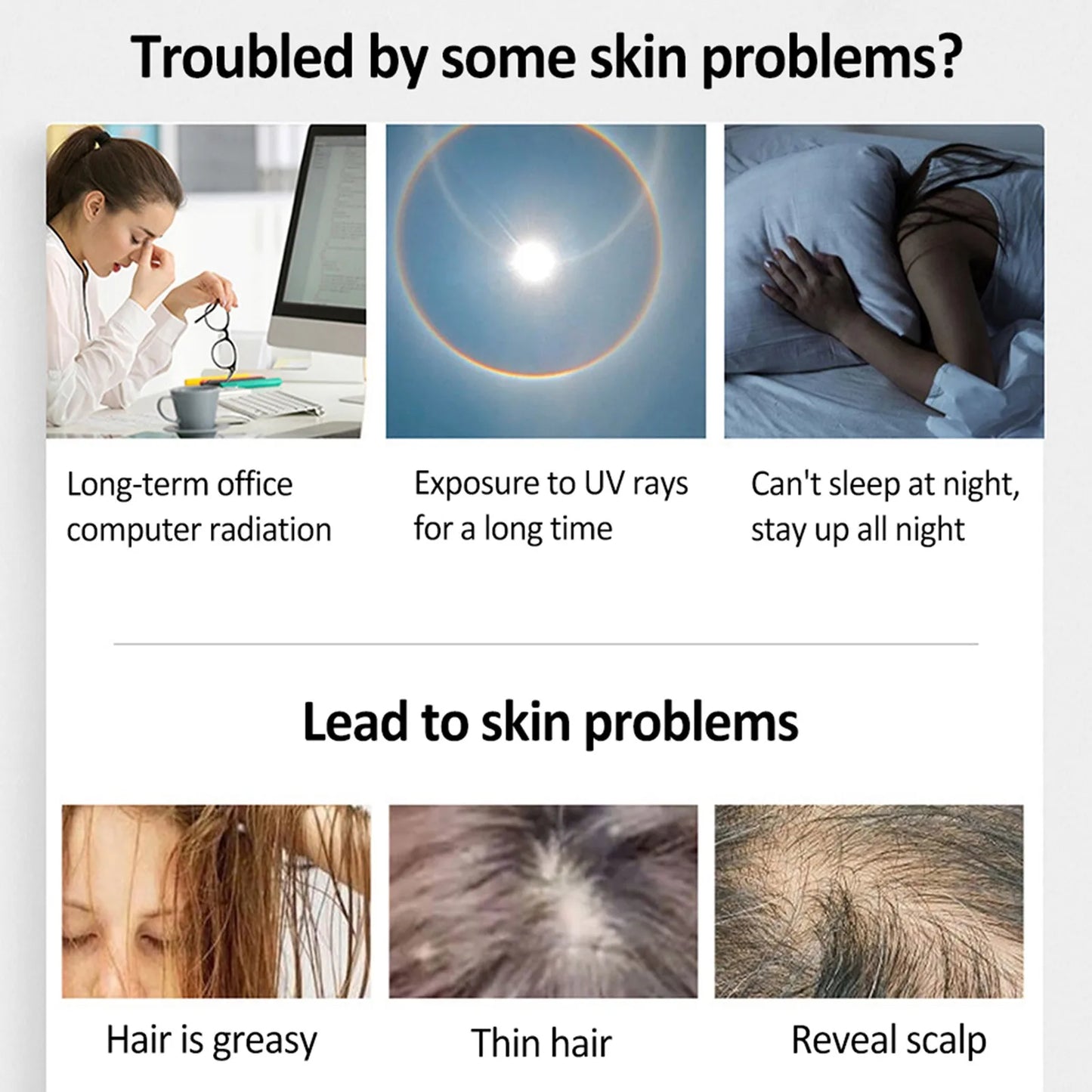 Advanced Hair Care Serum with Multi-Peptides for Enhanced Hair Density and Scalp 60ml Bottle for All Hair Types