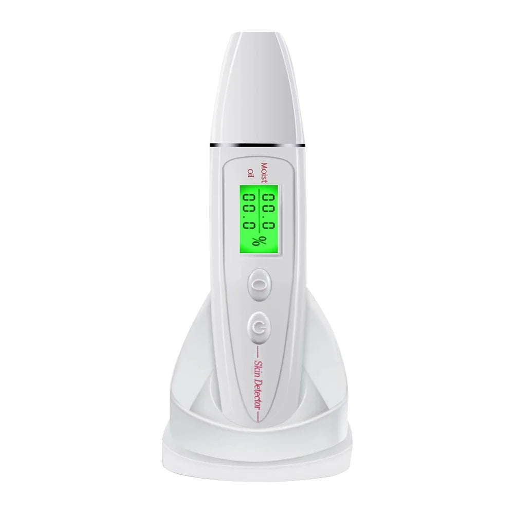 Face Skin Tester Portable Skin Analyzer Digital Aesthetic Moisture Tester Water Oil Monitor for Skin Care Skin Diagnostic Device
