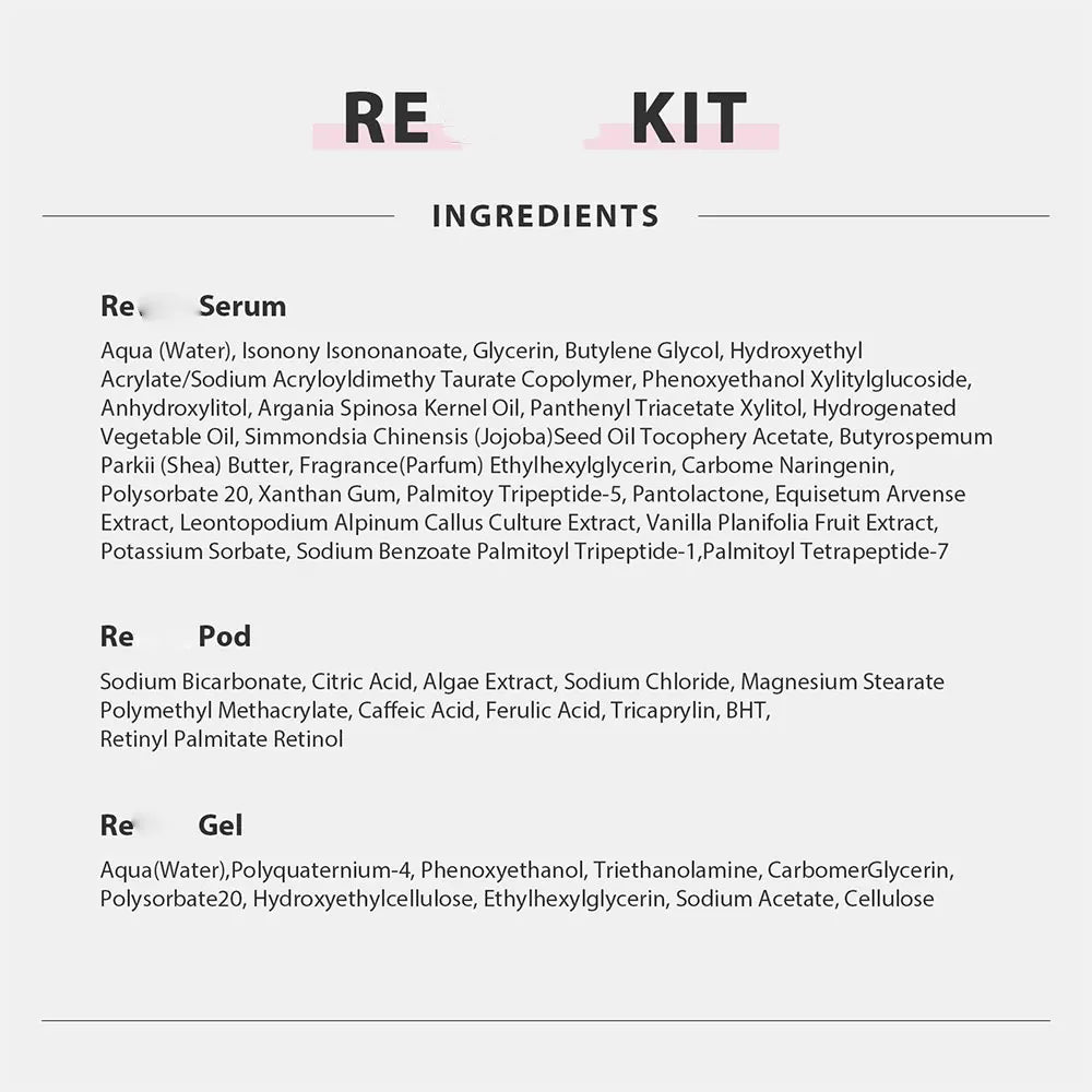 Facial SPA CO2 Bubble Oxygen Beauty Machine CO2 Pods Serum Gel Skin Care Hydration CO2 Oxygen Pods Exfoliator Kits
