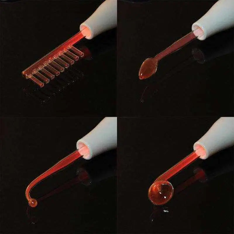 Portable Handheld Skin Care Blackhead Acne Removal Skin Tightening Hair & Scalp Stimulator High Frequency Beauty Instrument