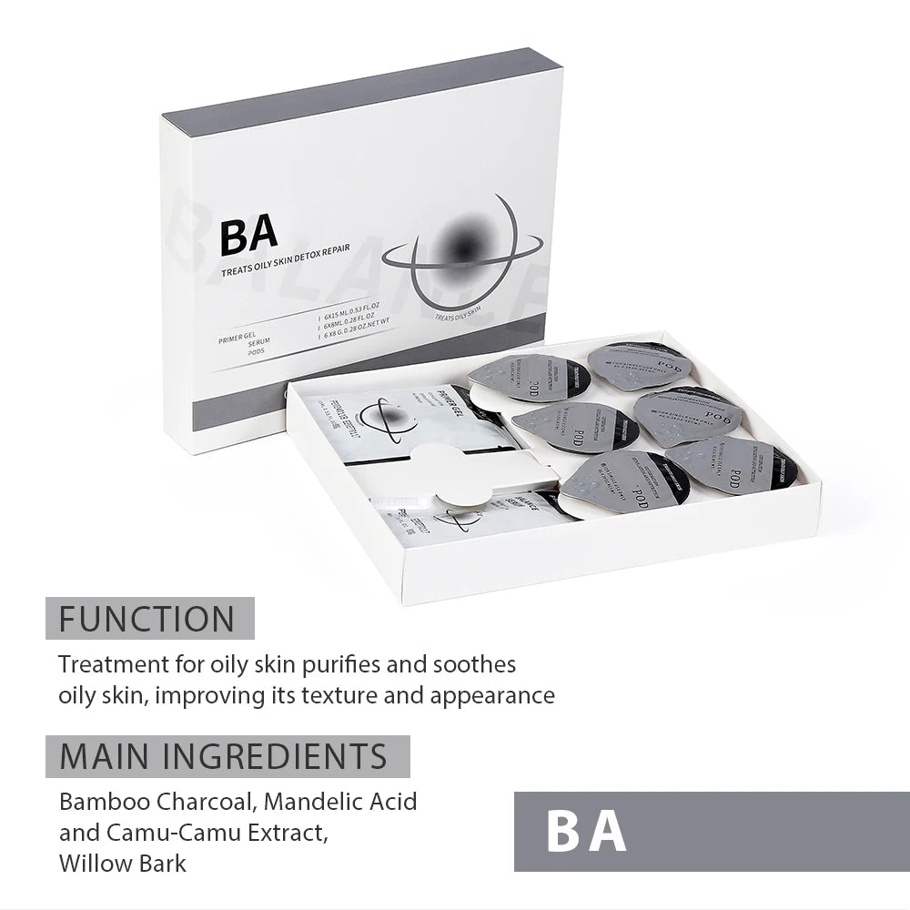 Facial SPA CO2 Bubble Oxygen Beauty Machine CO2 Pods Serum Gel Skin Care Hydration CO2 Oxygen Pods Exfoliator Kits