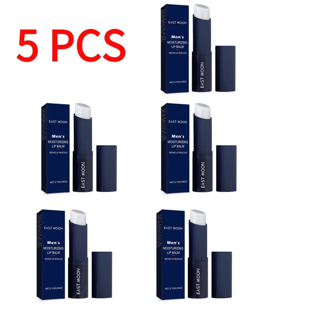 5PCS Men's Skincare Cream/eye cream Cleanser Sunscrenn Lip Balm Moisturizing Hydrating Cleaning Nourishing Skin Care Product