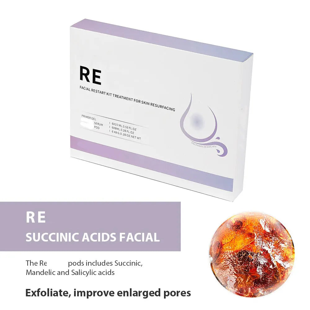 Facial SPA CO2 Bubble Oxygen Beauty Machine CO2 Pods Serum Gel Skin Care Hydration CO2 Oxygen Pods Exfoliator Kits