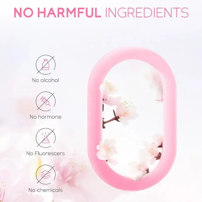 4PCS Sakura Skin Care Set and Kit with Cleanser, Serum, Eye Cream, Gift Set Travel Kit Facial Care Skin Care Products
