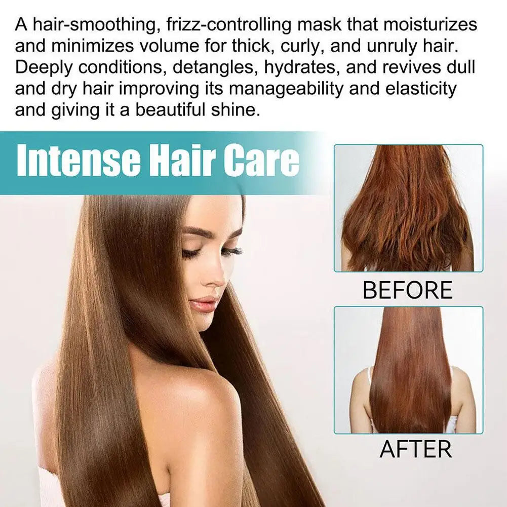 60ML Keratin Hair Straightening Cream Professional Smoothing Damaged Treatment Protein Correction for Curly Hair Daily Care