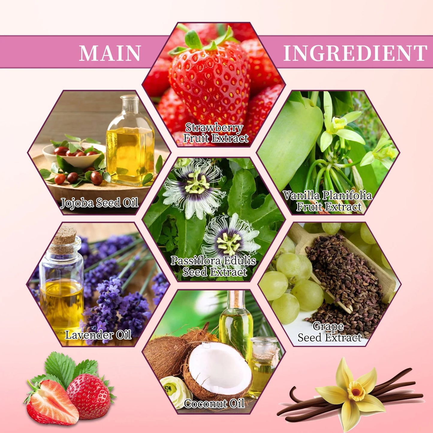 2/1pcs Hair After Shave Essential Oil Strawberry Flavored Care Effectively Soothes Skin Moisturizes Smooths Easy Use Daily 90ML