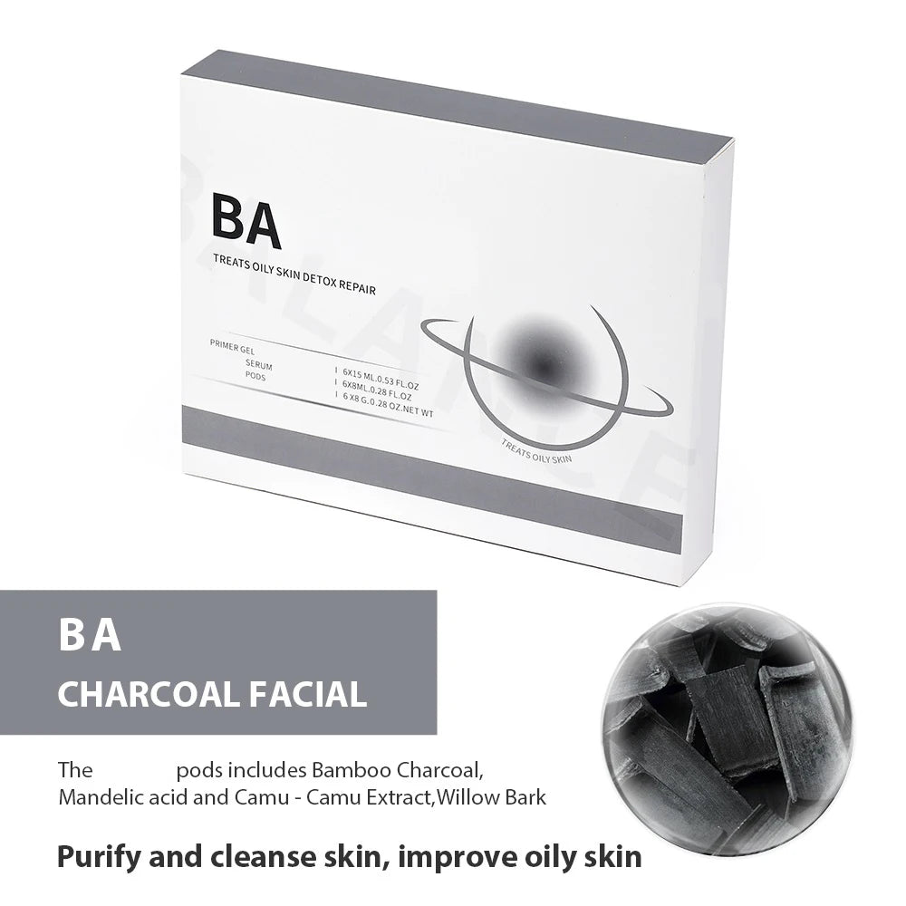 Facial SPA CO2 Bubble Oxygen Beauty Machine CO2 Pods Serum Gel Skin Care Hydration CO2 Oxygen Pods Exfoliator Kits