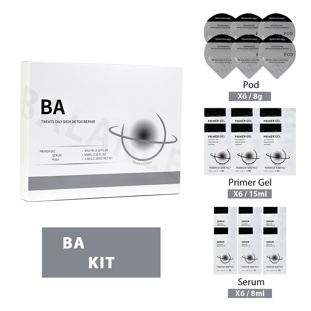 Facial SPA CO2 Bubble Oxygen Beauty Machine CO2 Pods Serum Gel Skin Care Hydration CO2 Oxygen Pods Exfoliator Kits