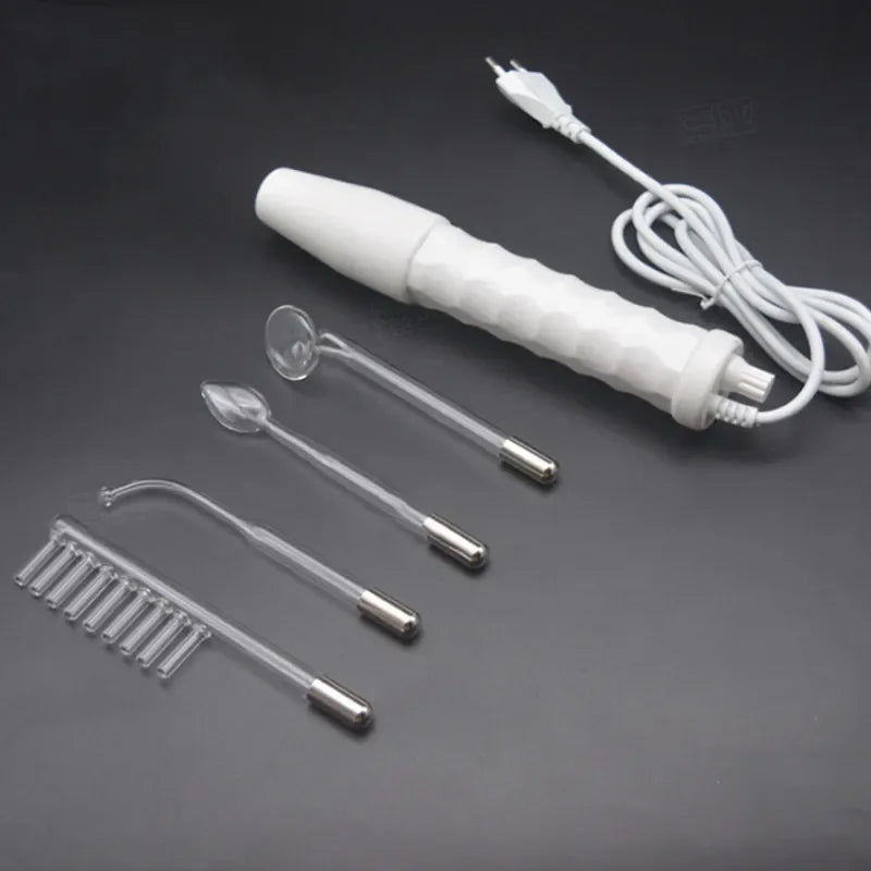 Portable Handheld Skin Care Blackhead Acne Removal Skin Tightening Hair & Scalp Stimulator High Frequency Beauty Instrument