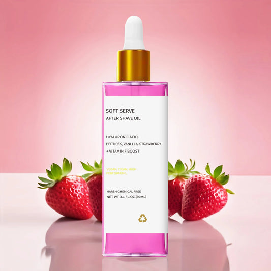 2/1pcs Hair After Shave Essential Oil Strawberry Flavored Care Effectively Soothes Skin Moisturizes Smooths Easy Use Daily 90ML